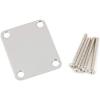imageFender 4Bolt VintageStyle Neck Plate Plain  ChromePlate Plain