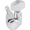 imageFender Deluxe Locking Staggered Guitar Tuners LeftHanded ChromePolished Chrome