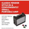 imageFender Mini Deluxe Electric Guitar Amp Mini Guitar Amp Portable Amplifier 3 Watts BlackBlack
