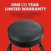 imageFender Spaghetti Logo Swivel Barstool with Guitar Picks Pouch Great Gifts for Dad with 1 Year Limited Warranty Simple Assembly BlackBlack 30quotBlackout Logo