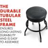 imageFender Spaghetti Logo Swivel Barstool with Guitar Picks Pouch Great Gifts for Dad with 1 Year Limited Warranty Simple Assembly BlackBlack 30quotBlackout Logo
