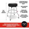 imageFender Spaghetti Logo Swivel Barstool with Guitar Picks Pouch Great Gifts for Dad with 1 Year Limited Warranty Simple Assembly BlackBlack 30quotCustom Shop