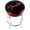 imageFender Spaghetti Logo Swivel Barstool with Guitar Picks Pouch Great Gifts for Dad with 1 Year Limited Warranty Simple Assembly BlackBlack 30quotRed Sparkle