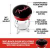 imageFender Spaghetti Logo Swivel Barstool with Guitar Picks Pouch Great Gifts for Dad with 1 Year Limited Warranty Simple Assembly BlackBlack 30quotRed Sparkle