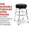 imageFender Spaghetti Logo Swivel Barstool with Guitar Picks Pouch Great Gifts for Dad with 1 Year Limited Warranty Simple Assembly BlackBlack 30quotSpaghetti Logo