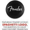 imageFender Spaghetti Logo Swivel Barstool with Guitar Picks Pouch Great Gifts for Dad with 1 Year Limited Warranty Simple Assembly BlackBlack 30quotSpaghetti Logo
