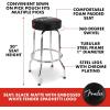 imageFender Spaghetti Logo Swivel Barstool with Guitar Picks Pouch Great Gifts for Dad with 1 Year Limited Warranty Simple Assembly BlackBlack 30quotSpaghetti Logo