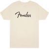 imageFender Spaghetti Logo TShirt Surf Green SOlympic White
