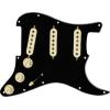 imageFender Tex Mex Prewired Stratocaster Pickguard  3ply BlackBlack