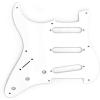 imageFender VintageStyle Pickguard Stratocaster 8Hole  Tortoise ShellWhite