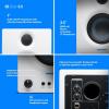 imagePreSonus Eris E3535quot Near Field Studio Monitors Pair  Powered Desktop Speakers for Music Production StudioQuality Recording and Active Media Reference35 White