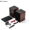 imagePreSonus Eris E3535quot Near Field Studio Monitors Pair  Powered Desktop Speakers for Music Production StudioQuality Recording and Active Media Reference4 Woodgrain