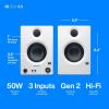 imagePreSonus Eris E3535quot Near Field Studio Monitors Pair  Powered Desktop Speakers for Music Production StudioQuality Recording and Active Media Reference35 White