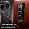 imagePreSonus Eris E3535quot Near Field Studio Monitors Pair  Powered Desktop Speakers for Music Production StudioQuality Recording and Active Media Reference4 Woodgrain