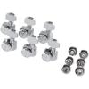 imageFender Deluxe Locking Staggered Guitar Tuners LeftHanded ChromePolished Chrome