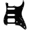 imageFender Modern Pickguard HSS Stratocaster 11Hole  Black 3Ply 3Screw Hum