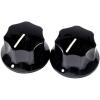 imageFender Pure Vintage 1965 Jaguar Skirted Knobs BlackKnobs
