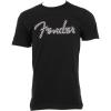 imageFender Spaghetti Logo Wavy Checker TShirt 100 Cotton Pink Checker SXLarge