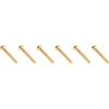 imageFender VintageStyle Stratocaster Bridge Mounting Screws for Electric Guitar