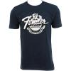 imageFender World Wide TShirt 100 Cotton Vintage Navy SSmall