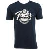 imageFender World Wide TShirt 100 Cotton Vintage Navy SXLarge