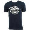 imageFender World Wide TShirt 100 Cotton Vintage Navy SXXLarge