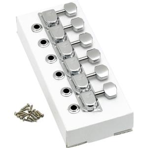 imageFender 70s quotFquot Style Guitar Tuning MachinesChrome Guitar Accessories Set of 6Tuning Machines