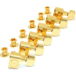 imageFender American Series Stratocaster Guitar Tuners with Gold Hardware Set of 6 Gold Guitar Accessories