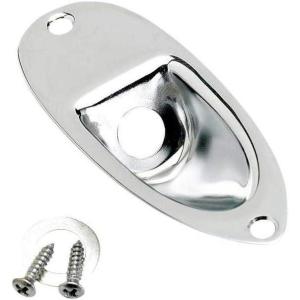 imageFender Electric Guitar Part Stratocaster Jack Ferrule  ChromeJack Ferrule