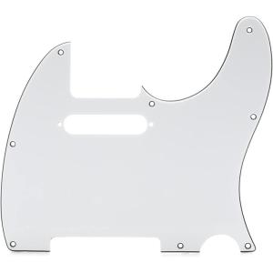 imageFender Modern Pickguard Telecaster 8Hole  Tortoise ShellChrome