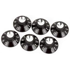 imageFender Pure Vintage Skirted Amp Knobs Black Pack of 6Knobs