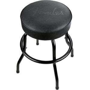 imageFender Spaghetti Logo Swivel Barstool with Guitar Picks Pouch Great Gifts for Dad with 1 Year Limited Warranty Simple Assembly BlackBlack 30quotBlackout Logo