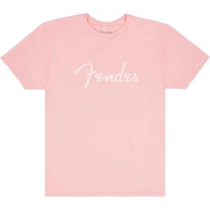 imageFender Spaghetti Logo TShirt Surf Green SShell Pink