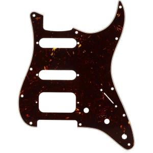 imageFender Standard Stratocaster 11 Hole 4Ply for 1Humbucking Pickup and 2 SingleCoil Pickups Lone StarFat Strat  Black PearlAged White Moto