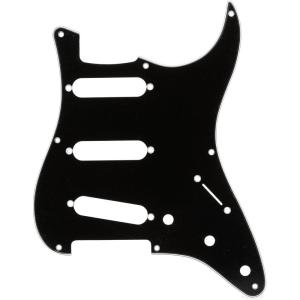 imageFender VintageStyle Pickguard 57 Stratocaster 8Hole  Black 3Ply