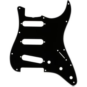 imageFender VintageStyle Pickguard 60s Stratocaster 11Hole  Black 3PlyWhite