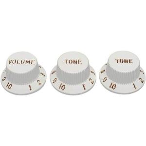 imageFender VolumeTone Knob Set Strat Set of 3  WhiteKnobs