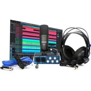 imagePreSonus AudioBox 96 Studio USB 20 Recording Bundle with Interface Headphones Microphone and Studio One software