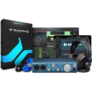 imagePreSonus AudioBox iTwo Studio USB 20 Recording Bundle with Interface Headphones Microphone and Studio One software