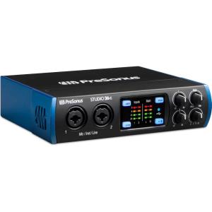 imagePreSonus Studio 26c 2x4 192 kHz USB Audio Interface with Studio One Artist and Ableton Live Lite DAW Recording Software
