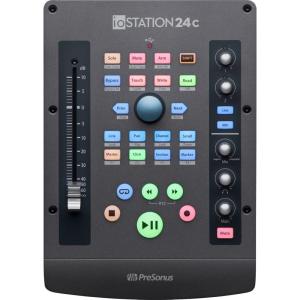 imagePreSonus ioStation 24c 2x2 192 kHz USB Audio Interface and Production Controller with Studio One Artist and Ableton Live Lite DAW Recording Software1 Fader  Audio Interface 2 Mic Pres