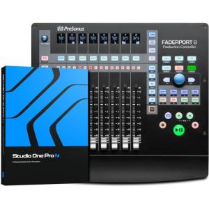 imagePreSonus ioStation 24c 2x2 192 kHz USB Audio Interface and Production Controller with Studio One Artist and Ableton Live Lite DAW Recording Software8 Fader Control Surface