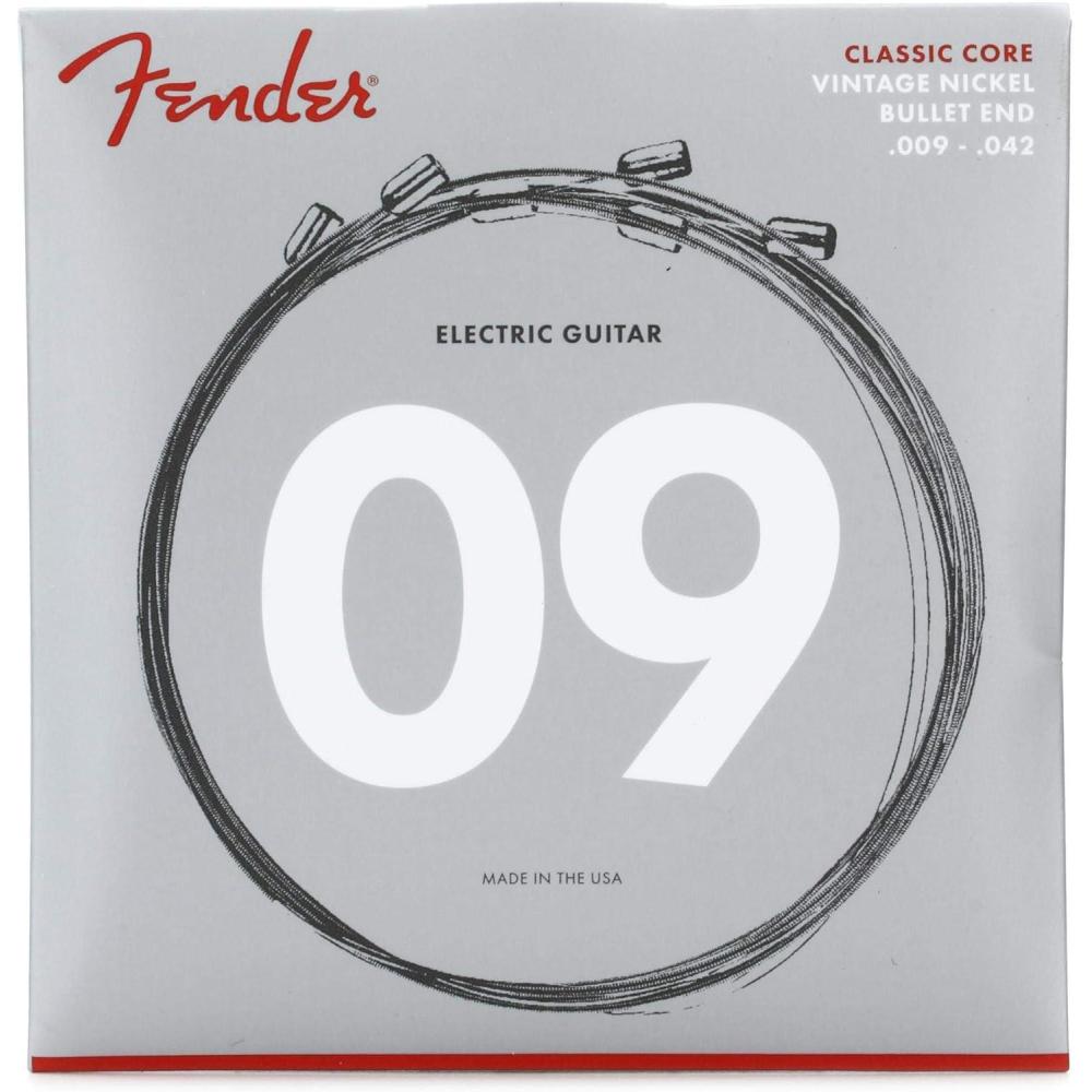 imageFender Classic Core Electric Guitar Strings Vintage Nickel Bullet End 3155L 009042