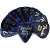 imageFender 0980351805 Shape Premium Picks 12 Pack for electric guitar acoustic guitar mandolin and bassBlue Moto