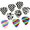 imageFender 0980351805 Shape Premium Picks 12 Pack for electric guitar acoustic guitar mandolin and bassZebra