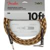 imageFender 10Foot Original Instrument Cable Compatible with Modem StraightStraight Black  1 PackDesert Camo