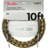 imageFender 10Foot Original Instrument Cable Compatible with Modem StraightStraight Black  1 PackWoodland Camo