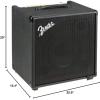 imageFender 2376000000 Rumble Studio 40  Electric Bass Guitar Combo Digital Modeling Amplifier BlackStudio 40 watt