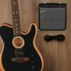 imageFender Acoustasonic Player Telecaster Acoustic Electric Guitar with 2Year Warranty Brushed Black Rosewood Fingerboard with Gig BagBrushed Black