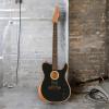 imageFender Acoustasonic Player Telecaster Acoustic Electric Guitar with 2Year Warranty Brushed Black Rosewood Fingerboard with Gig BagBrushed Black